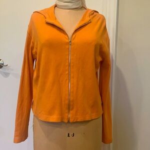 DKNY tangerine sweat suit very good condition 100% cotton